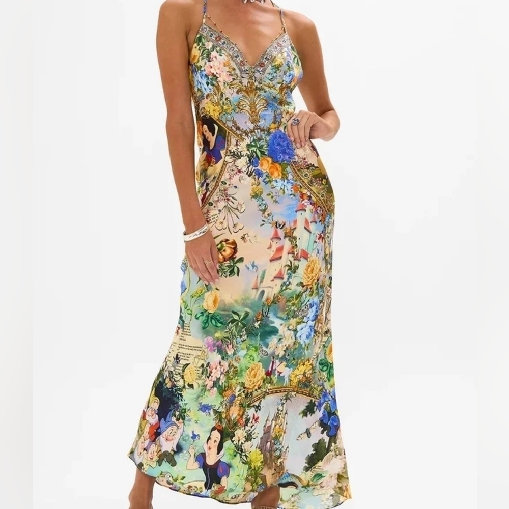 Gorgeous Silk Beaded Dress - Picture 3 of 5